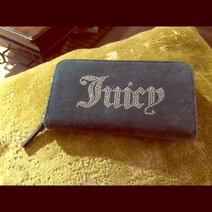 Juicy Couture Black Label Rhinestone wallet